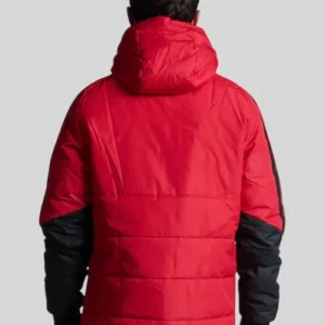 Shop Adidas Manchester United 26 27 Authentic Red Training Tiro Long Coat