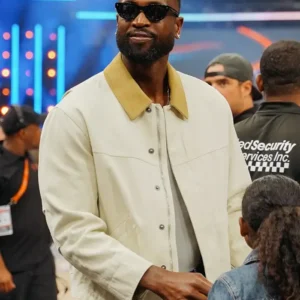 Shop All-Star Weekend 2026 Dwyane Wade Off-White Jacket