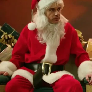 Shop Billy Bob Thornton Bad Santa Movie Willie Red Christmas Coat For Sale
