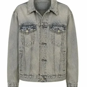 Shop Carlacia Grant TV Series Outer Bank Season 05 2026 Cleo Grey Blue Denim Jacket On Sale