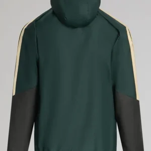 Shop Celtic F.C. Cameron Carter Vickers Training Green Hooded Full-Zip Jacket For Sale