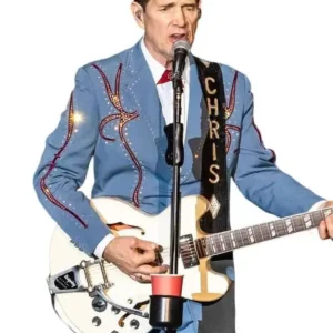 Shop Chris Isaak Coruna Sounds Concert Blue Blazer For Sale