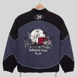 Shop Disney 2026 The Nightmare Before Christmas King Jack Sekllington Moto Jacket For Men and Women