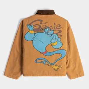 Shop Disney Aladdin Genie Graphic By Shoe Palace Work Jacket For Men and Women