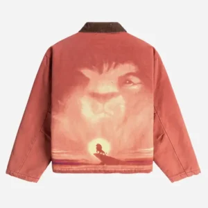 Shop Disney The Lion King Sunset x Shoe Brown and Orange Palace Work Jacket For Men and Women