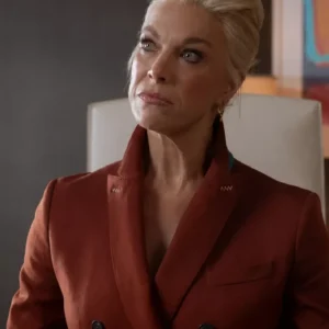 Shop Hannah Waddingham TV Series Ted Lasso S4 Rebecca Welton Brown Blazer