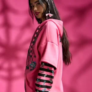 Shop Hello Kitty And Friends Halloween Split Twofer Girls Oversized Hoodie For Sale