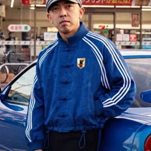 Shop Japan x Bape Chinese New Year Blue Jacket On Sale
