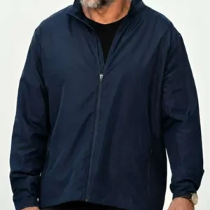 Shop Javier Bardem Movie The Beloved 2026 Esteban Martínez Navy Blue Jacket