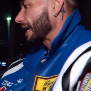Shop Jersey Shore TV Series Family Vacation S09 Pauly D Blue Bomber Jacket On Sale
