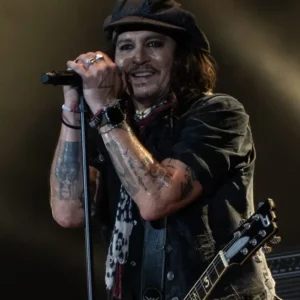 Shop Johnny Depp UK Tour 2026 Hollywood Vampires Denim Vest