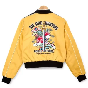 Shop KPop Demon Hunters Rumi Multicolor Cropped Bomber Jacket