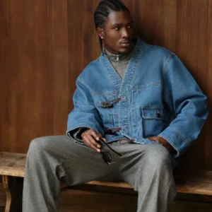 Shop Kith and Kin Fall 2026 Blue Denim Jacket For Men and Women