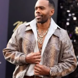 Shop LA 2026 Michael Movie Premiere Mario Barrett Bomber Leather Jacket