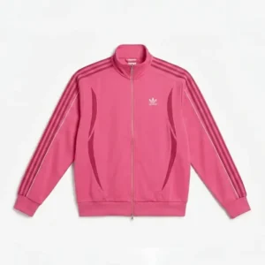 Shop Lamine Yamal Adidas Football Pink Track Jacket On Sale
