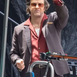 Shop Mark Wahlberg By Any Means 2026 Brown Retro Blazer On Sale