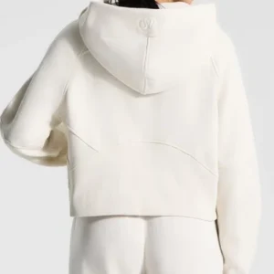 Shop New York Yankees lululemon Scuba Oversized Half-Zip White Hoodie For Women