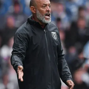 Shop Nuno Espírito Santo West Ham United Football Club Manager Black Jacket On Sale