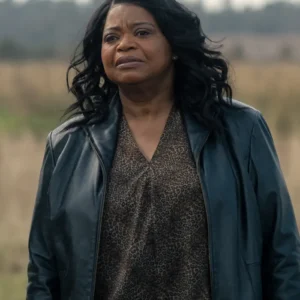 Shop Octavia Spencer TV Series Ride or Die S01 Debbie Black Leather Jacket