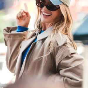 Shop Open Tour 2026 Nelly Korda Beige Trench Coat