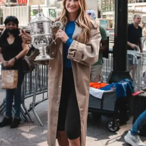 Shop Open Tour 2026 Nelly Korda Beige Trench Coat For Women