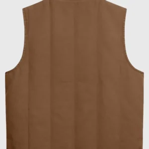 Shop Oregon Ducks Nike Academic Padded Full-Zip Brown Vest For Sale