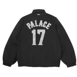 Shop Palace Skateboards x Field Flannels Autumn 2026 17 Black Nylon Coach Jacket On Sale