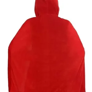 Shop Santa Claus Red Velvet Hooded Costume Cloak for Men and Women