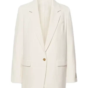 Shop The Bold and the Beautiful S39 Laneya Grace White Blazer For Sale