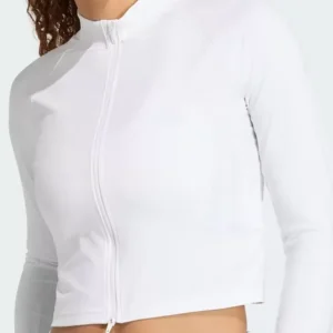 Shop The Championships Wimbledon Ashlyn Krueger White Zip-Up Jacket For Sale