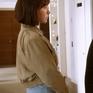Shop Vanessa Emme TV Series The Chelsea Detective S04 Layla Walsh Cropped Beige Jacket On Sale