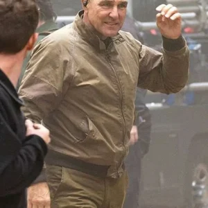 Shop Vinnie Jones TV Series The Gentlemen 2026 Geoff Seacombe Brown Bomber Jacket