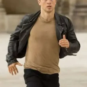 Shop William Moseley The Royals S03 Prince Liam Black Biker Leather Jacket