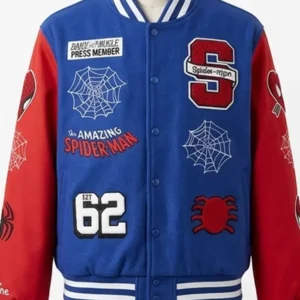 Spider Man Peter Parker Varsity Jacket