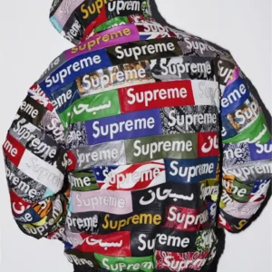 Supreme Box Logo Hooded Patchwork Jacket