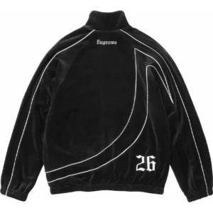Supreme Umbro Velour 2026 Black Track Jacket For Sale