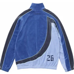 Supreme Umbro Velour 2026 Blue Track Jacket For Sale