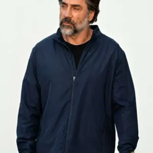 The Beloved 2026 Javier Bardem Navy Blue Jacket
