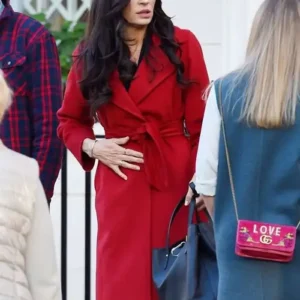 The Capture S03 Famke Janssen Red Coat