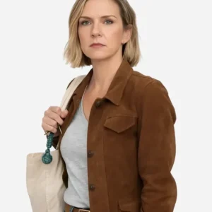 The Stick S02 Rhea Seehorn Brown Jacket
