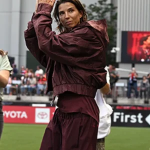 Thorns FC v Summit FC Tobin Heath Farewell Ceremony Burgundy Hooded Jacket