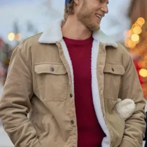Tis The Season to be Merry Travis Van Winkle Shearling Jacket