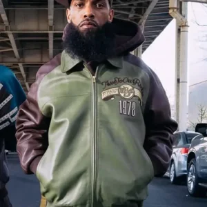 True To Our Roots Pelle Pelle Fall Green Jacket