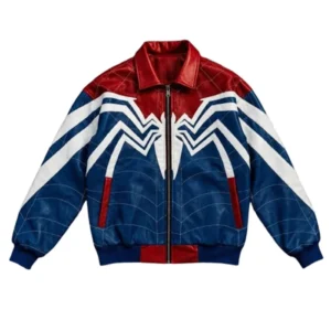 Ultimate Spider-Man Spider Logo Bomber Jacket