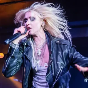 Underworld Concert Taylor Momsen Biker Jacket Look