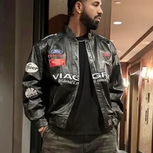 Viagra Racing Drake Leather Jacket