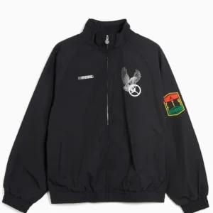 WNBA Gabriela Jaquez Leadership Award Gabriela Sky Free The Youth Black Track Jacket On Sale