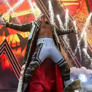 WWE SummerSlam 2026 Minnesota Cody Rhodes Black Leather Trench Coat