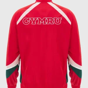 Welsh Rugby Union 2026 27 Red Zip-Up Anthem Jacket
