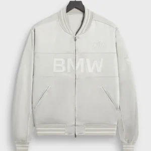 White Kith BMW Moto Jacket
